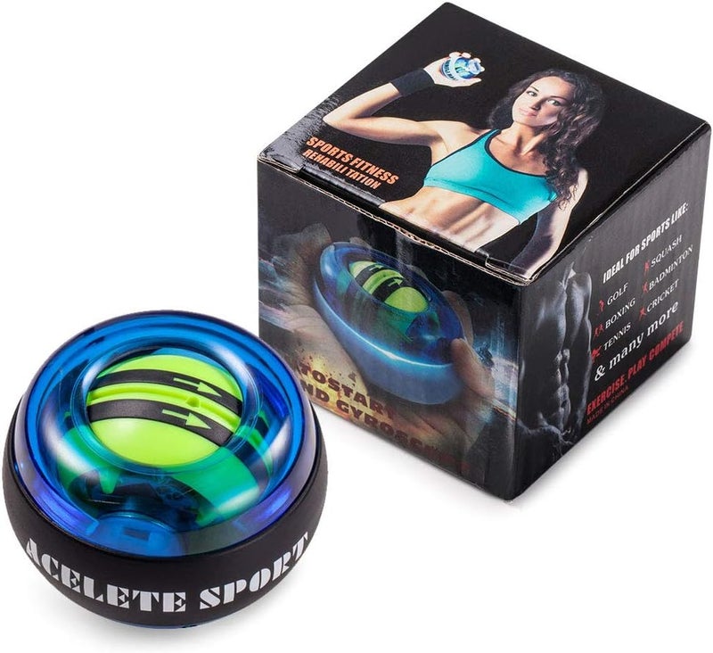 ACELETE Gyro Ball Wrist Exerciser Gyroscope Ball Forearm Strengthener for Stronger Wrist Bones and Muscle - Image 5